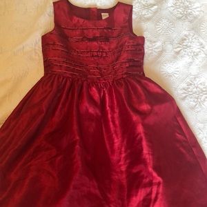 Red fluffy dress kids size 10